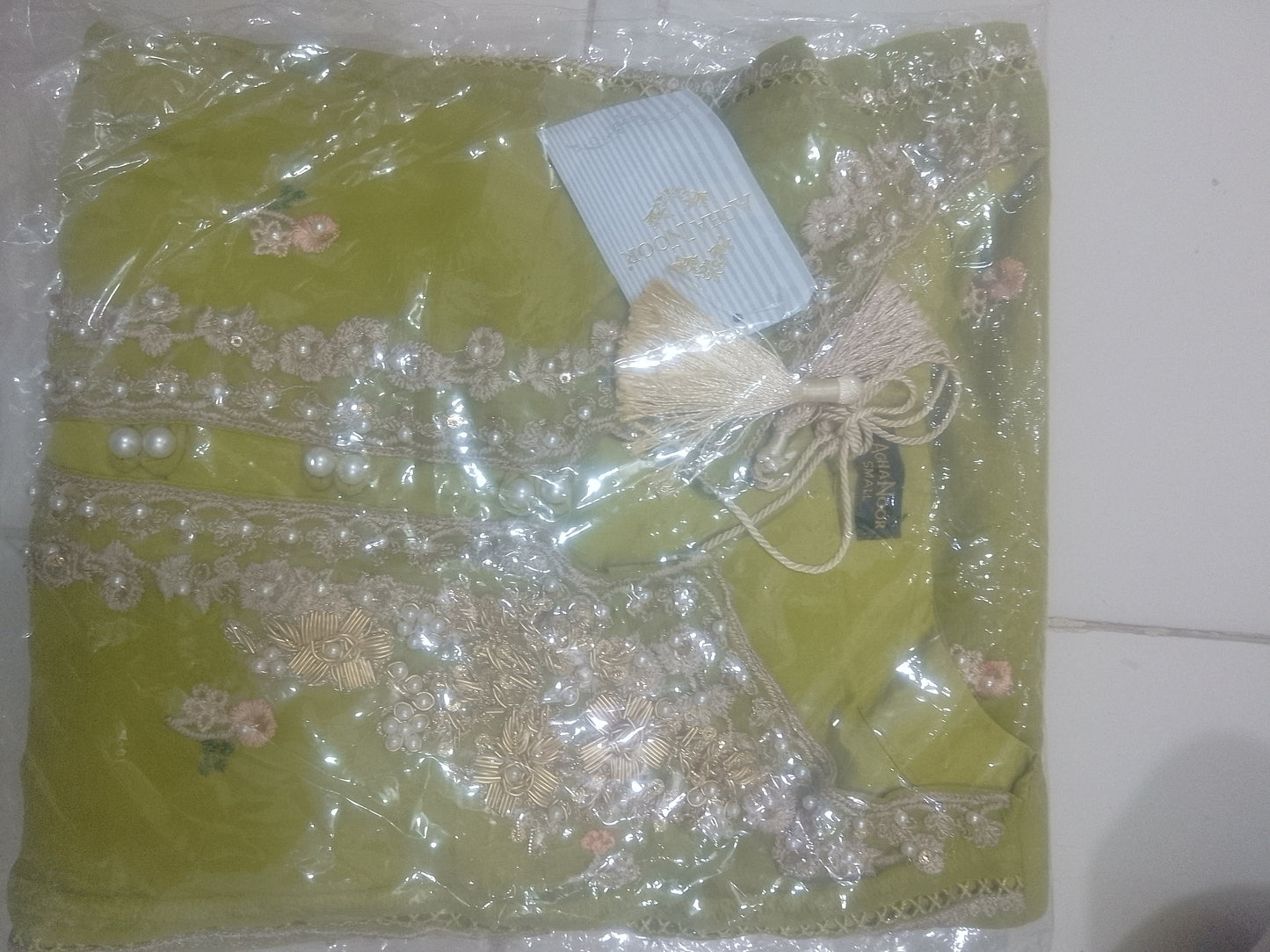 Embroidered Chiffon Shirt