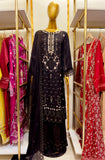 3Pcs Embroidered Chiffon Suit
