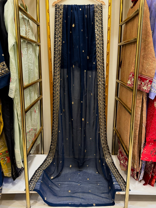 Elysian Dream – Luxury Embroidered Bamber Chiffon Maxi