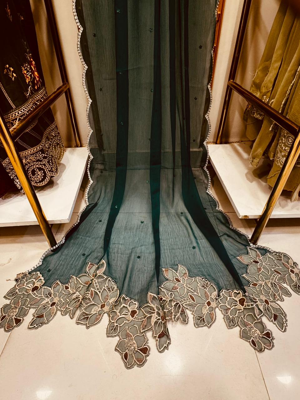 Dhagha Kari – 3Pcs Embroidered Suit | Luxury Threadwork Collection