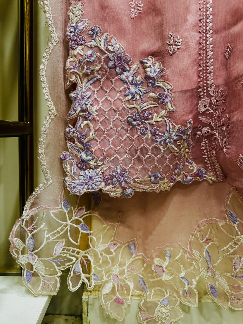 Dhagha Kari – 3Pcs Embroidered Suit | Luxury Threadwork Collection