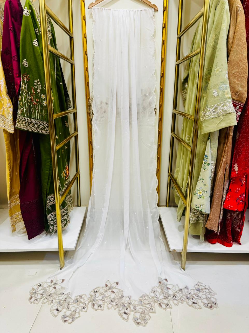 Dhagha Kari – 3Pcs Embroidered Suit | Luxury Threadwork Collection