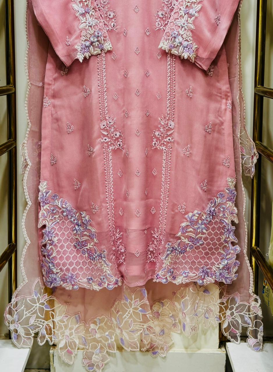 Dhagha Kari – 3Pcs Embroidered Suit | Luxury Threadwork Collection