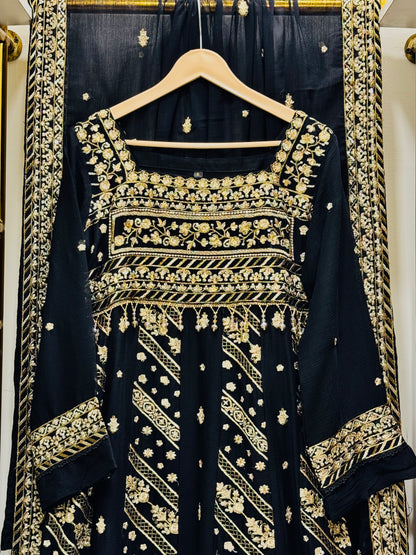 Elysian Dream – Luxury Embroidered Bamber Chiffon Maxi