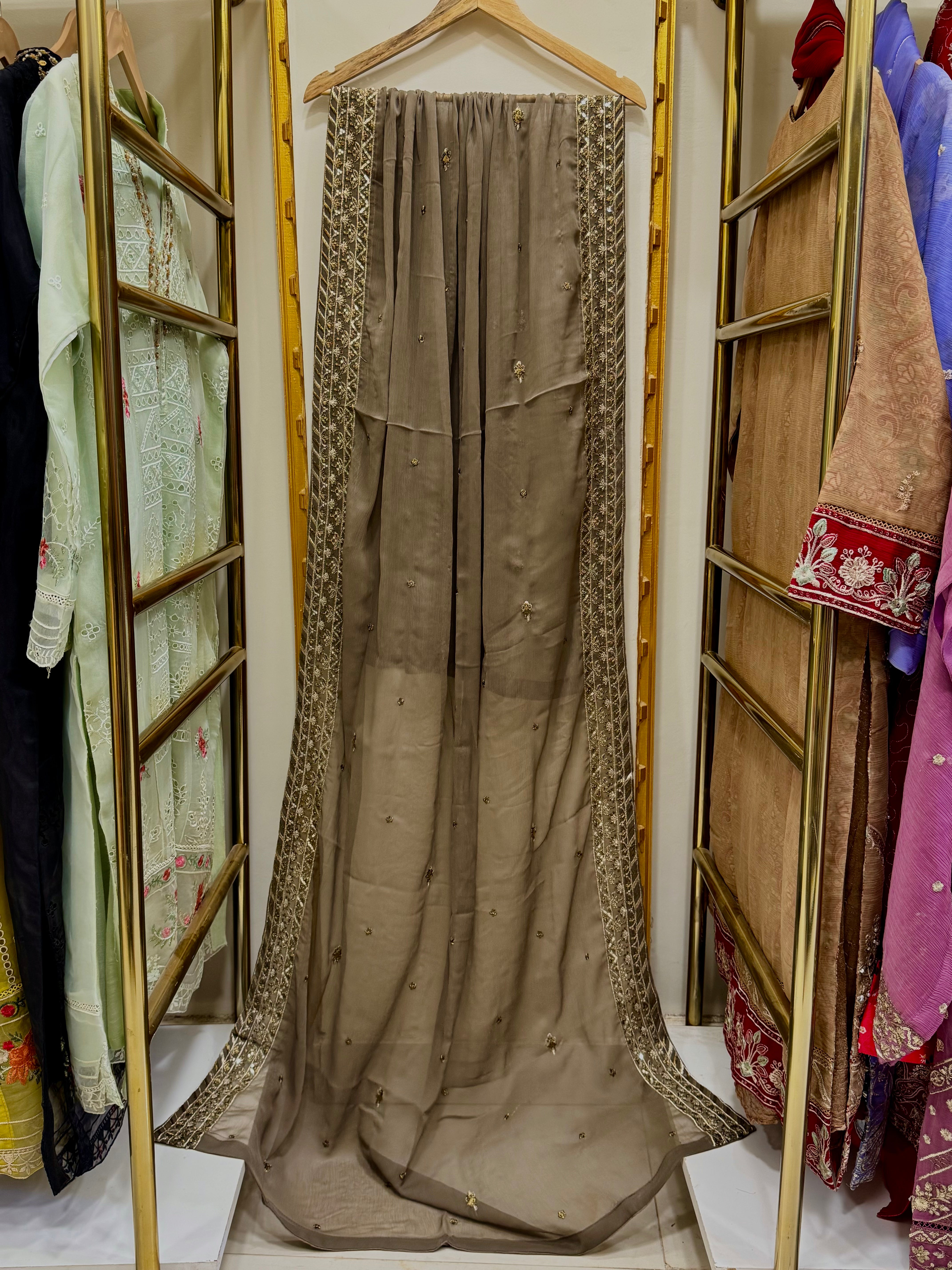 Elysian Dream – Luxury Embroidered Bamber Chiffon Maxi