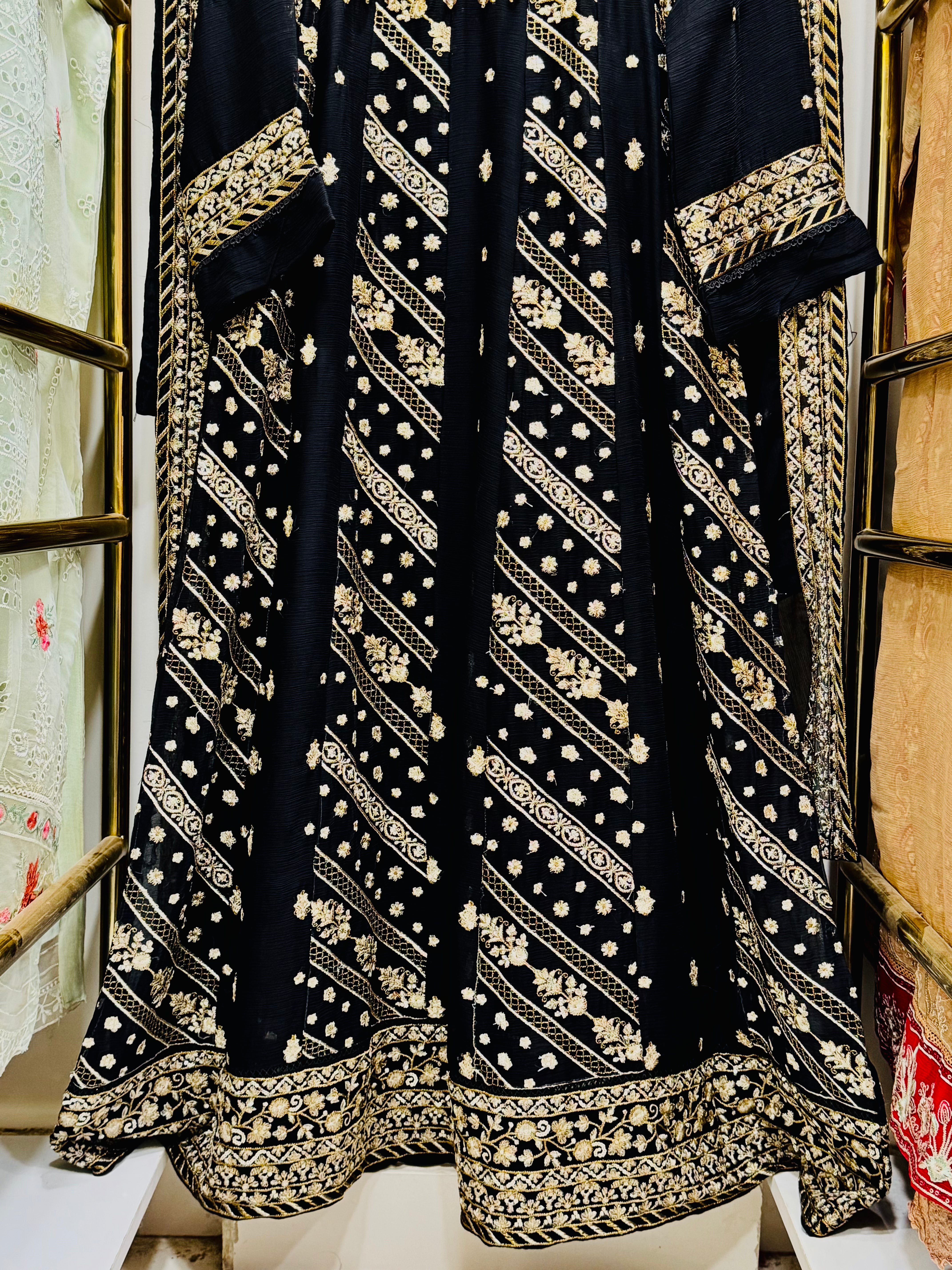 Elysian Dream – Luxury Embroidered Bamber Chiffon Maxi