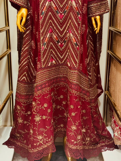 Elysian Dream – Luxury Embroidered Bamber Chiffon Gown