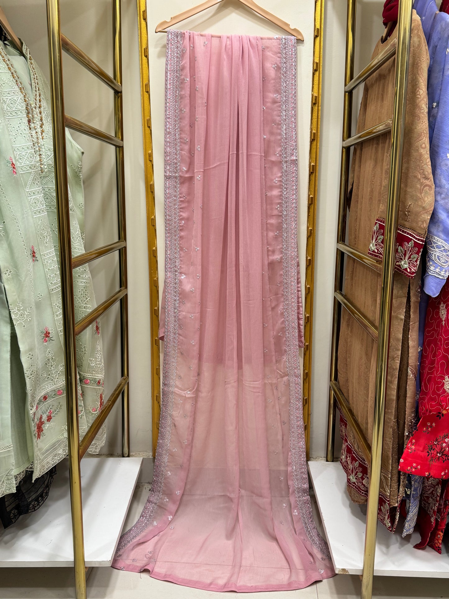 Elysian Dream – Luxury Embroidered Bamber Chiffon Gown