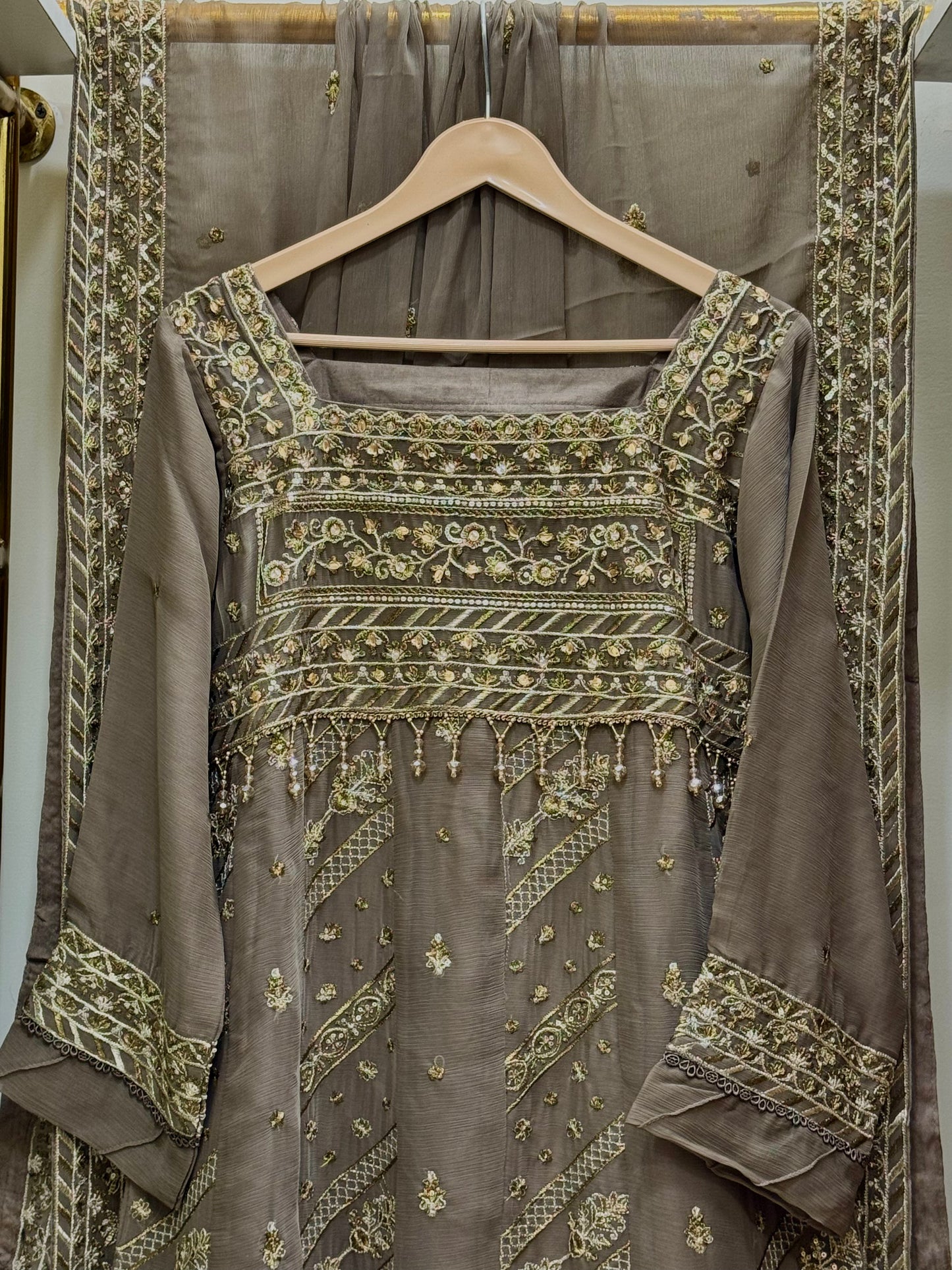 Elysian Dream – Luxury Embroidered Bamber Chiffon Maxi