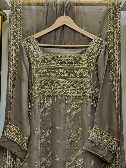 Elysian Dream – Luxury Embroidered Bamber Chiffon Maxi