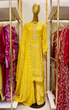 3Pcs Embroidered Chiffon Suit