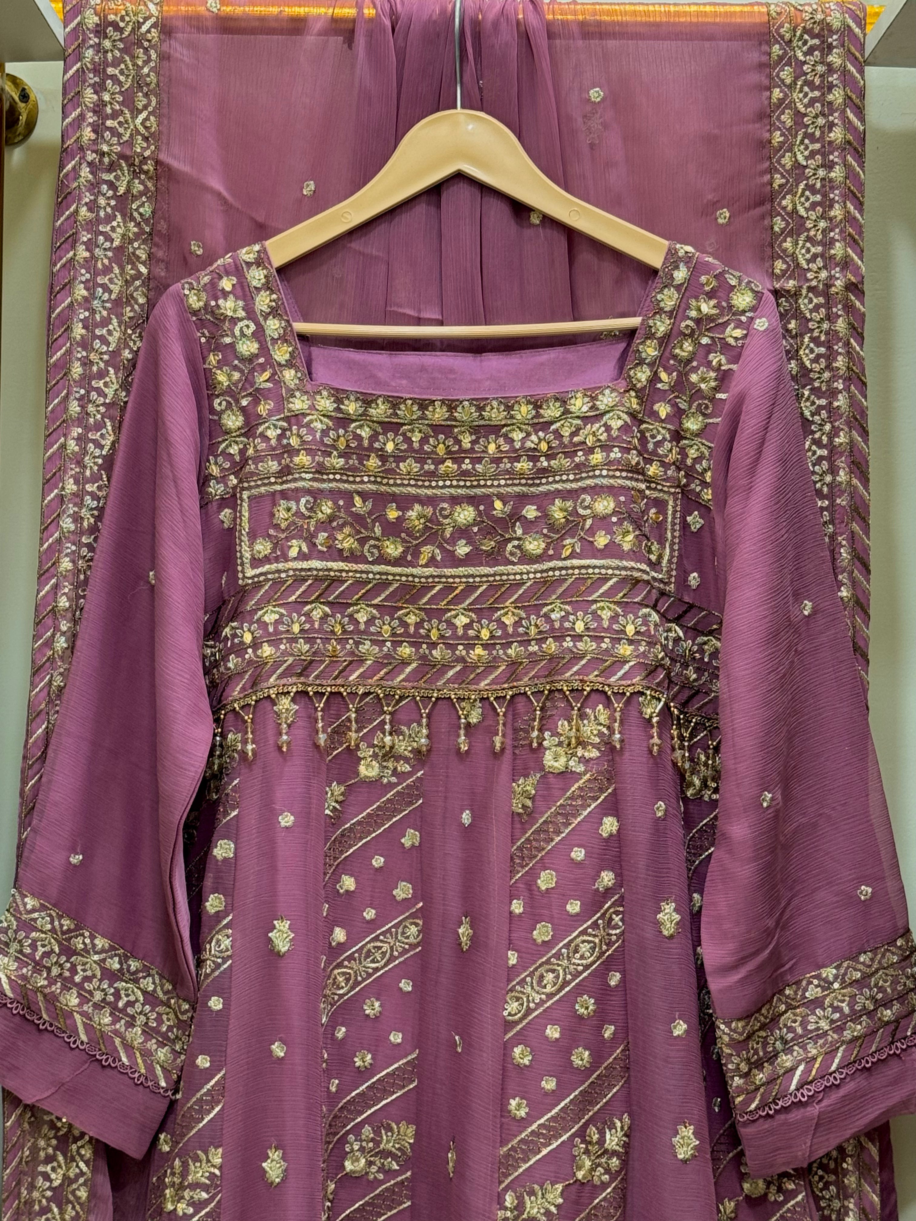 Elysian Dream – Luxury Embroidered Bamber Chiffon Maxi