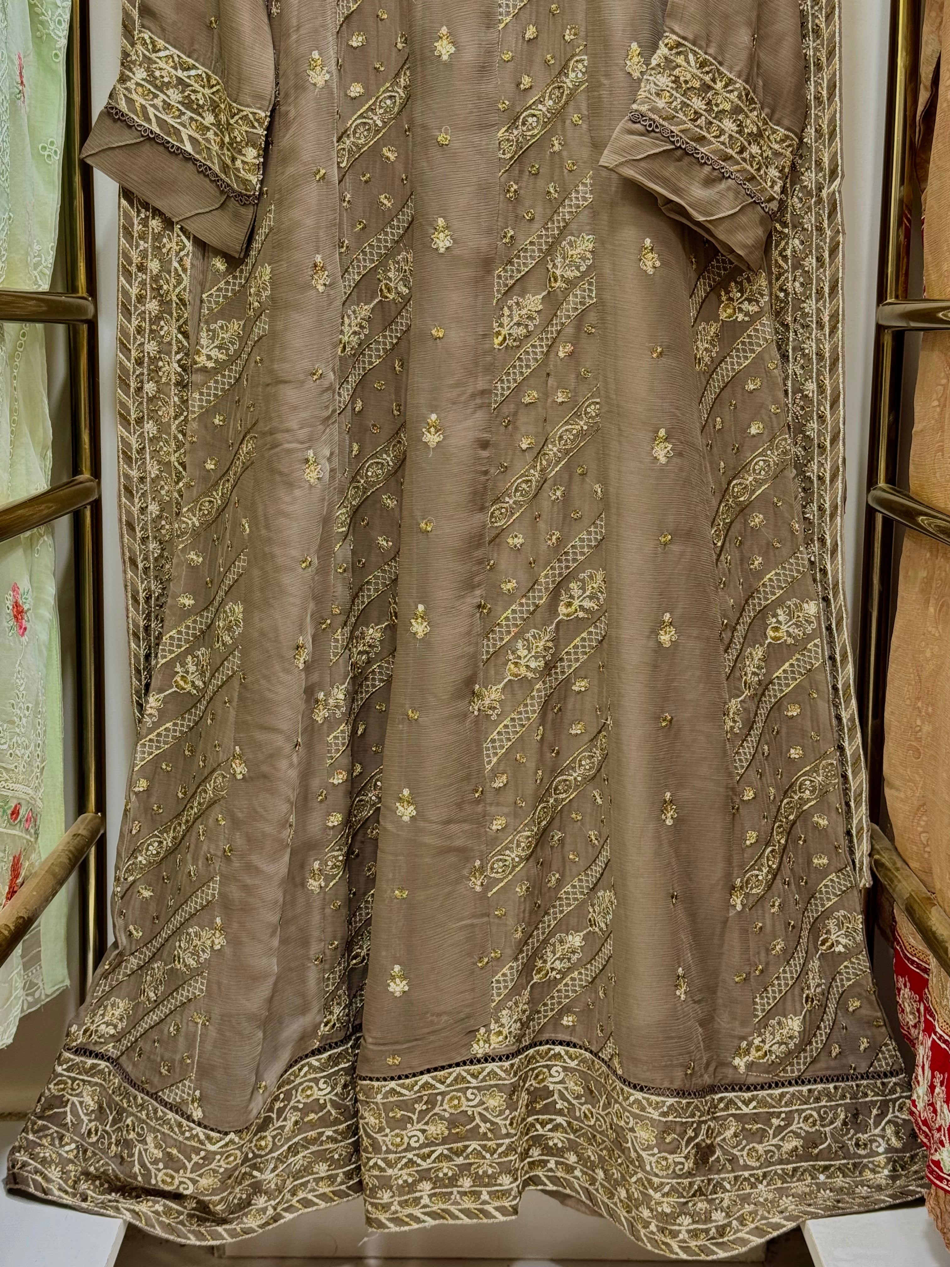 Elysian Dream – Luxury Embroidered Bamber Chiffon Maxi